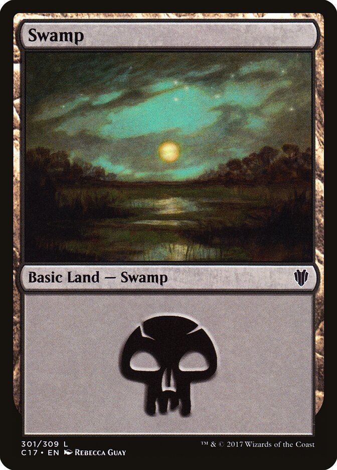 Swamp — Commander 2017 301/309