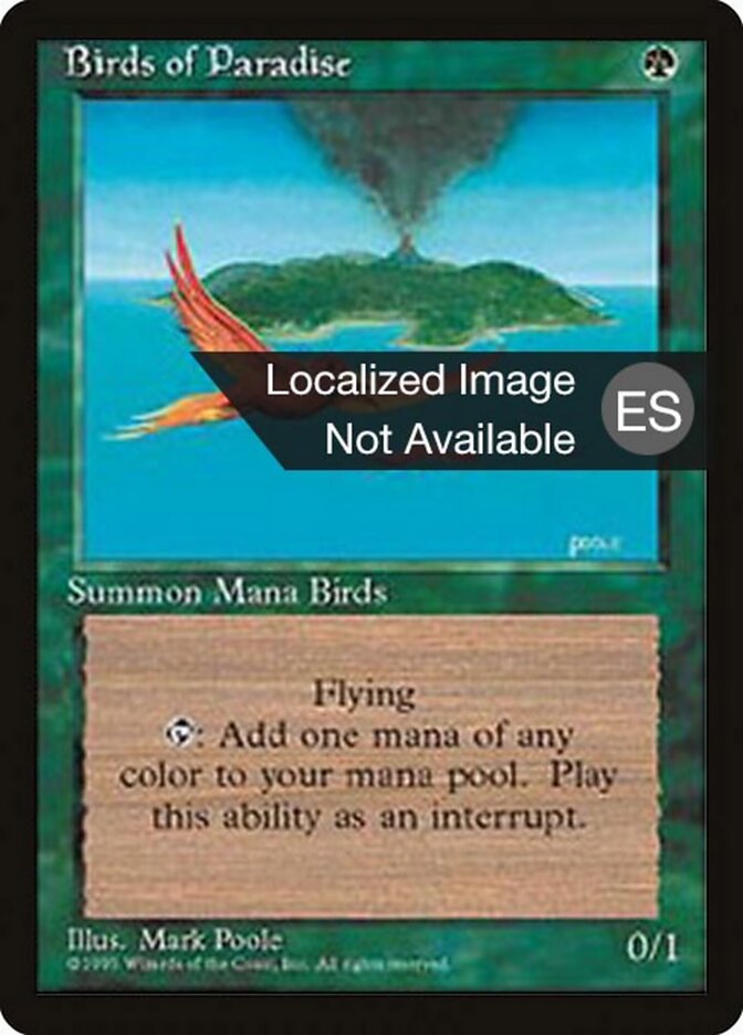 Birds of Paradise — Fourth Edition Foreign Black Border 234/378