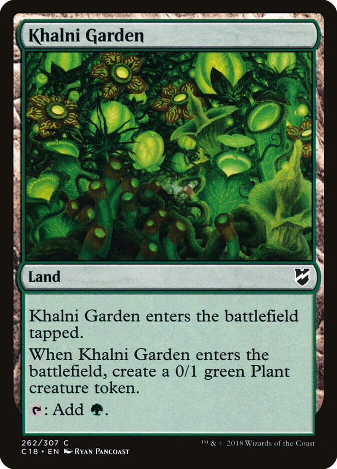Khalni Garden — Commander 2018 262/307