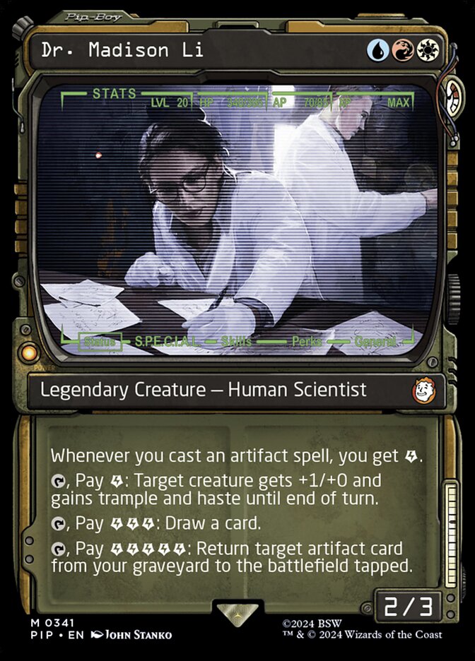 Dr. Madison Li — Fallout 341/1068