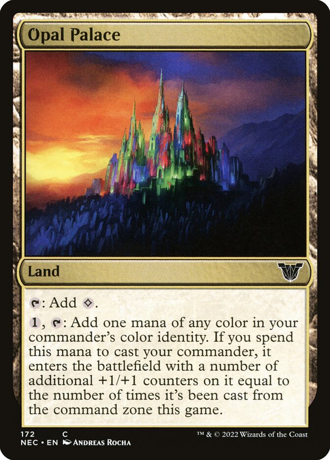 Opal Palace — Neon Dynasty Commander 172/179