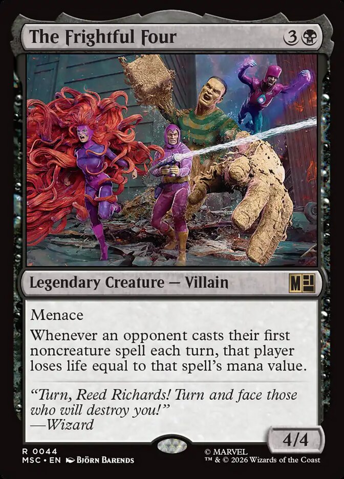 The Frightful Four — Marvel Super Heroes Commander 44/866