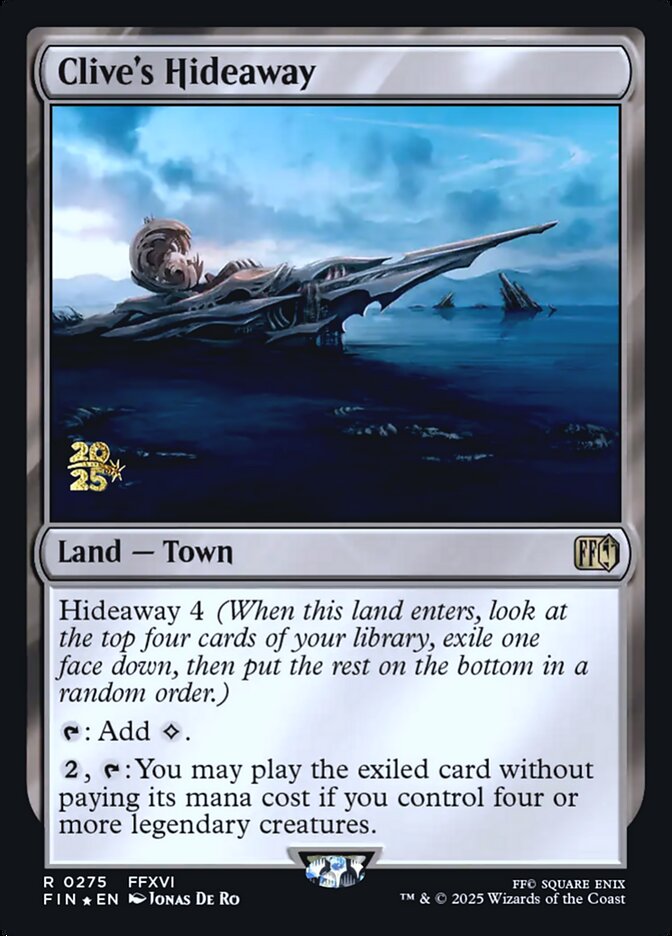 Clive's Hideaway — Final Fantasy Promos 275s/94