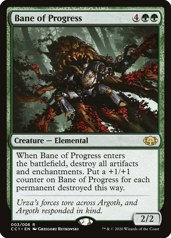 Bane of Progress — Commander Collection: Green 3/8