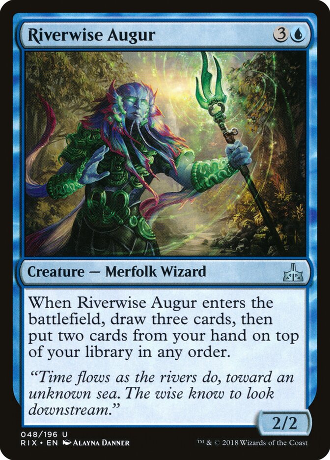 Riverwise Augur — Rivals of Ixalan 48/205