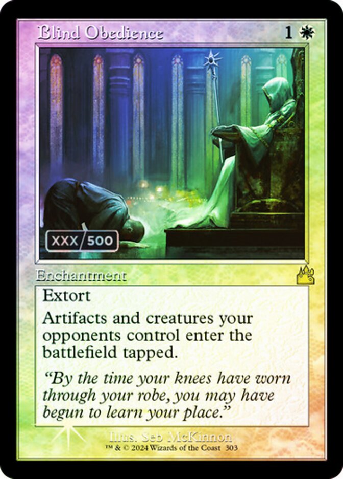 Blind Obedience — Ravnica Remastered 303z/531