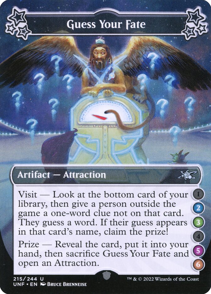 Guess Your Fate — Unfinity 215b/639