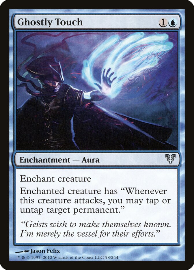 Ghostly Touch — Avacyn Restored 58/244