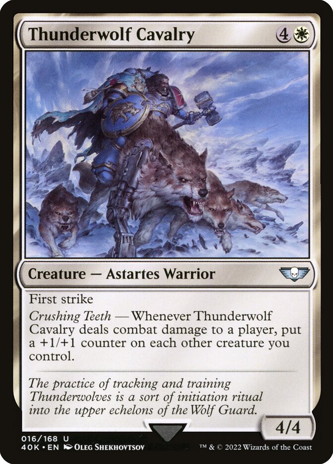 Thunderwolf Cavalry — Warhammer 40,000 Commander 16/617