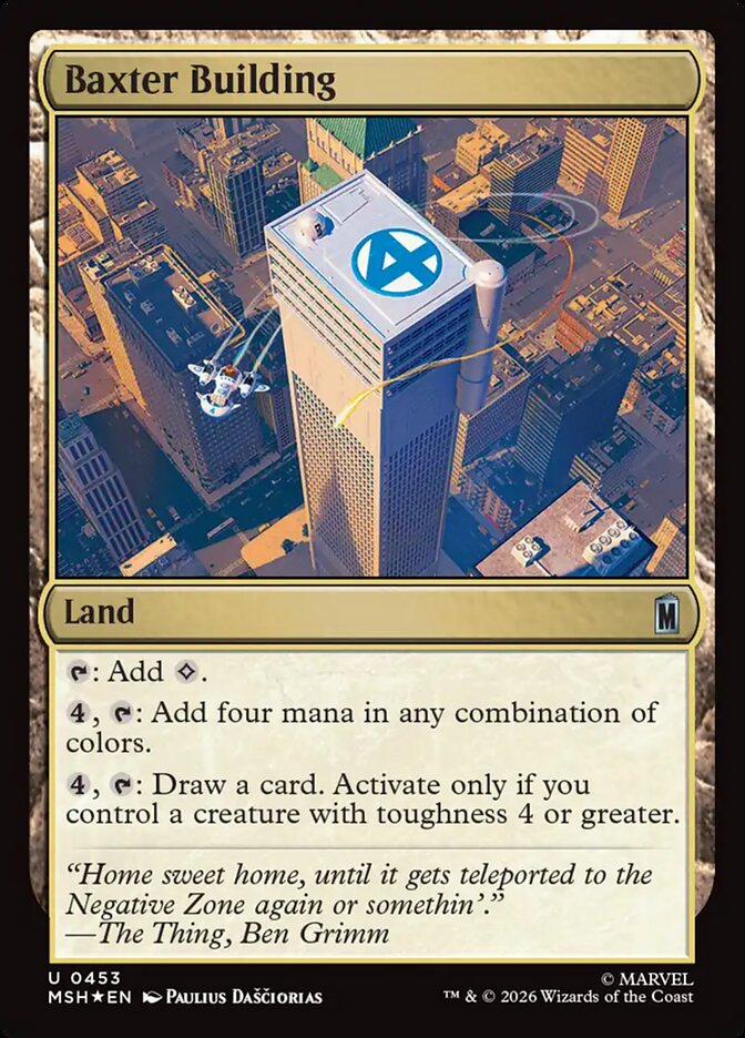 Baxter Building — Marvel Super Heroes 453/453