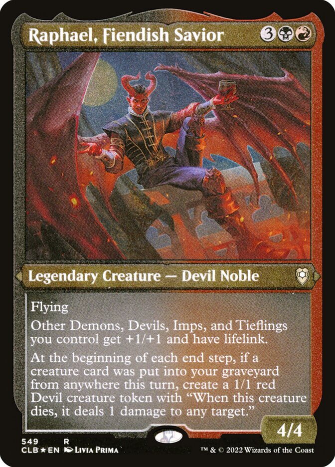 Raphael, Fiendish Savior — Commander Legends: Battle for Baldur's Gate 549/936