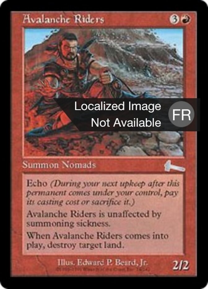 Chevaucheurs d'avalanches — Urza's Legacy 74/143