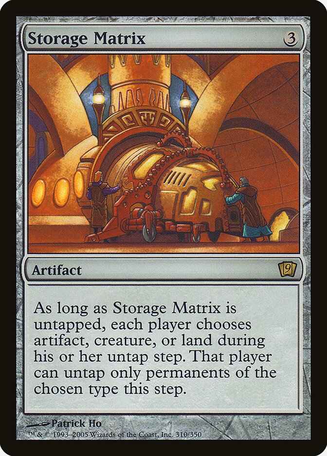 Storage Matrix — Ninth Edition 310★/709