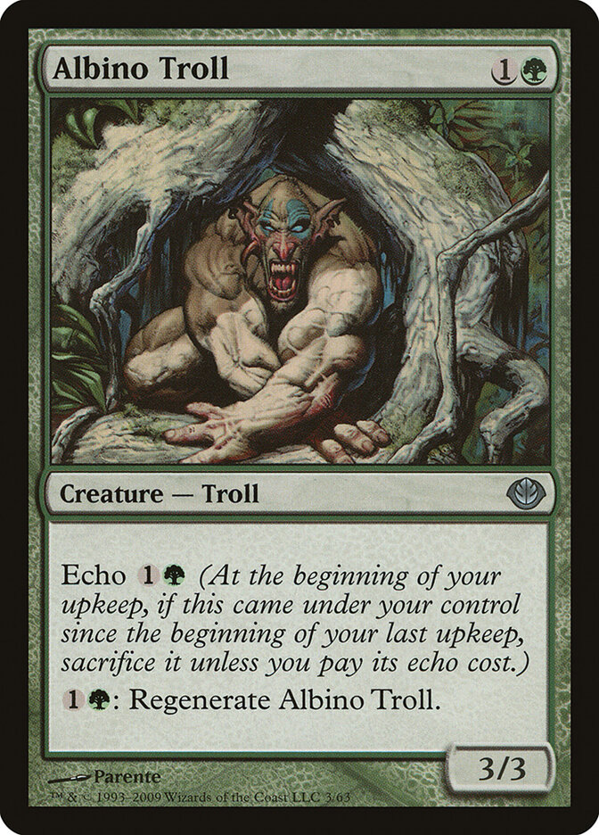 Albino Troll — Duel Decks: Garruk vs. Liliana 3/63