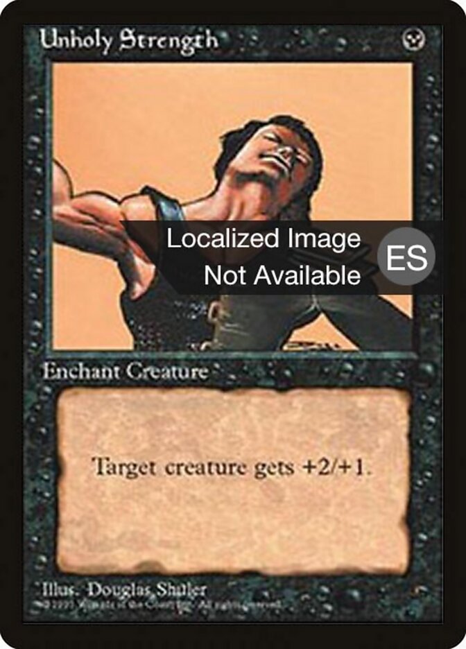Unholy Strength — Fourth Edition Foreign Black Border 166/378