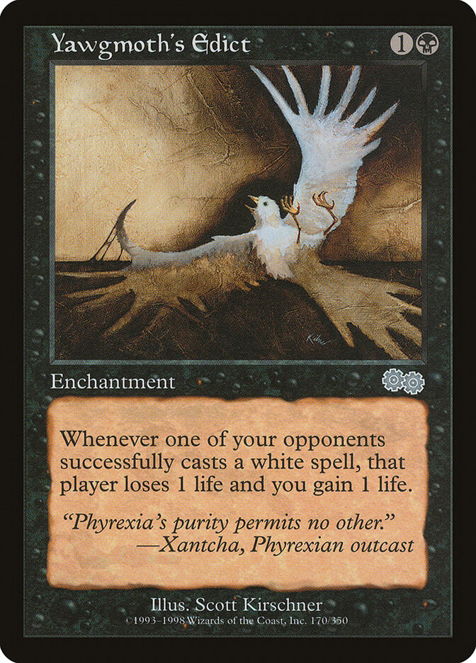 Yawgmoth's Edict — Urza's Saga 170/357