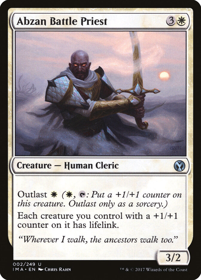 Abzan Battle Priest — Iconic Masters 2/249