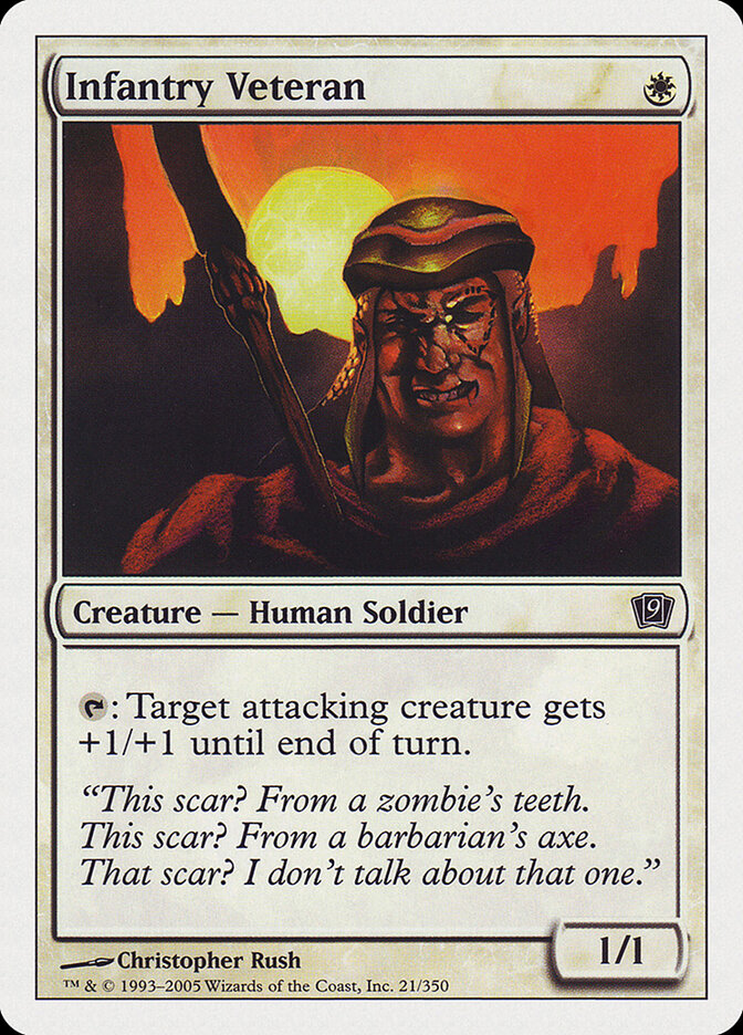 Infantry Veteran — Ninth Edition 21/709