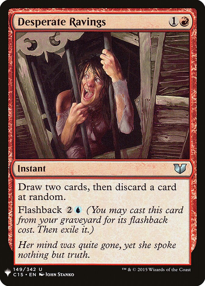 Desperate Ravings — The List C15-149/5581