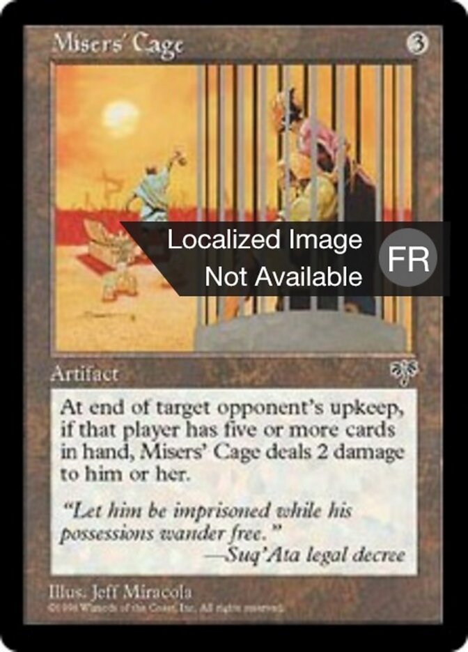 Cage des avares — Mirage 311/351