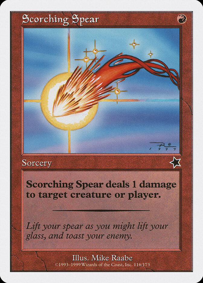 Scorching Spear — Starter 1999 116/173