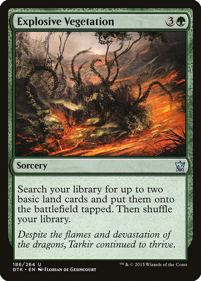 Explosive Vegetation — Dragons of Tarkir 186/264