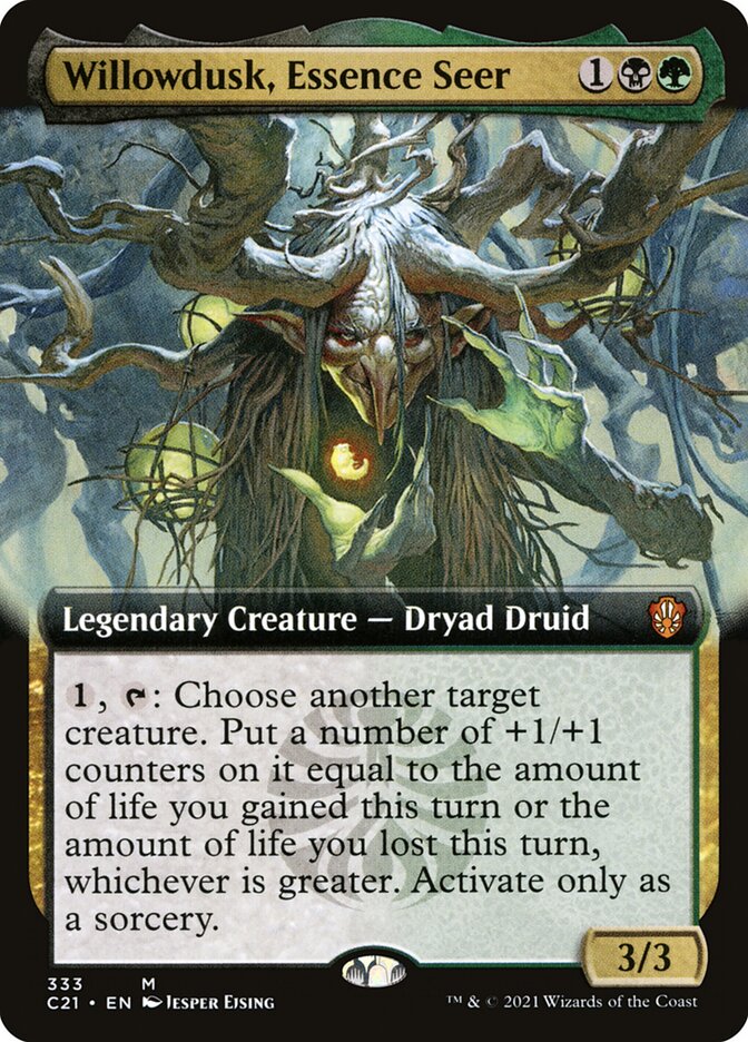 Willowdusk, Essence Seer — Commander 2021 333/409