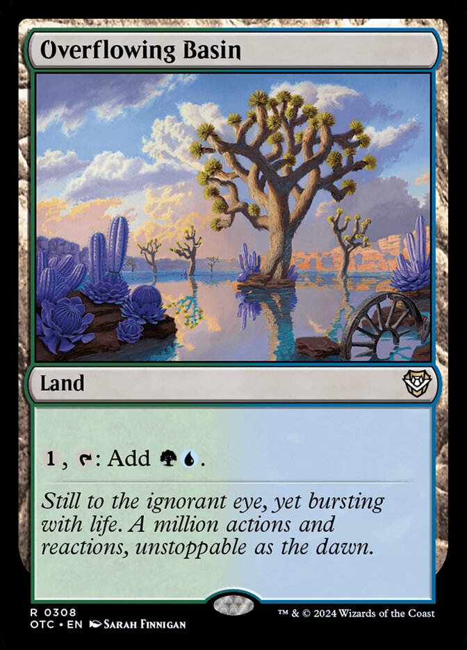Overflowing Basin — Outlaws of Thunder Junction Commander 308/342
