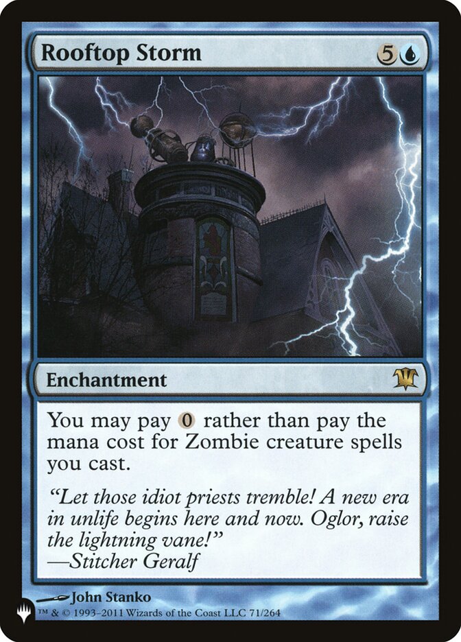 Rooftop Storm — The List ISD-71/5581