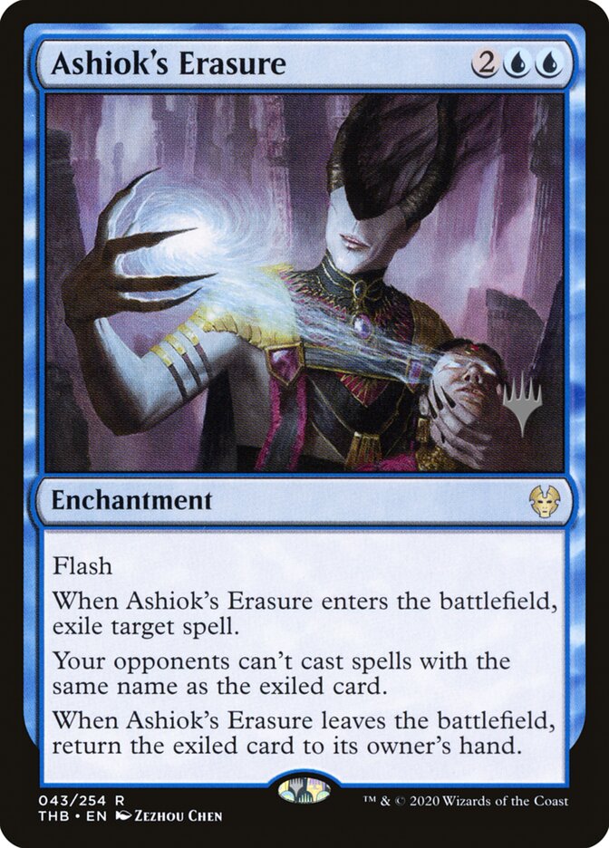 Ashiok's Erasure — Theros Beyond Death Promos 43p/137