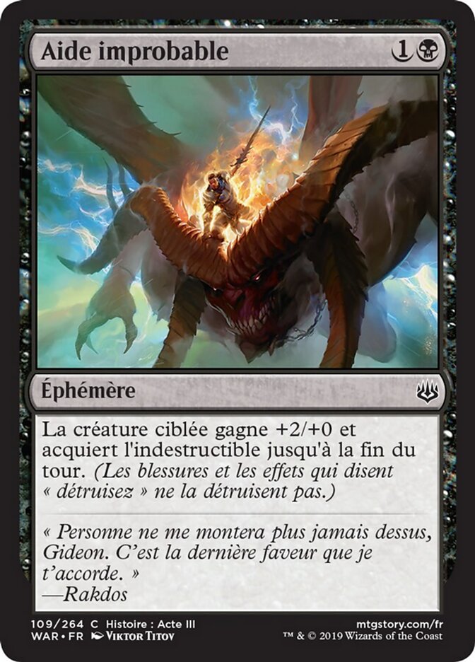 Aide improbable — War of the Spark 109/312