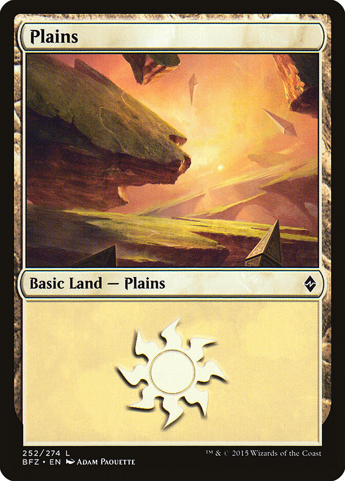 Plains — Battle for Zendikar 252a/299