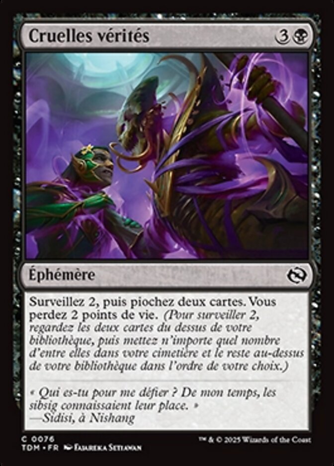 Cruelles vérités — Tarkir: Dragonstorm 76/427
