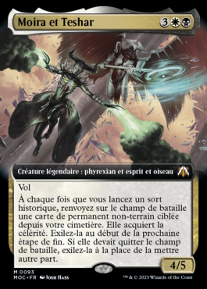 Moira et Teshar — March of the Machine Commander 93/450