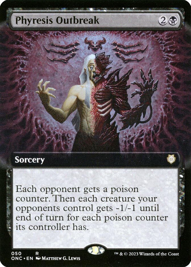 Phyresis Outbreak — Phyrexia: All Will Be One Commander 50/174