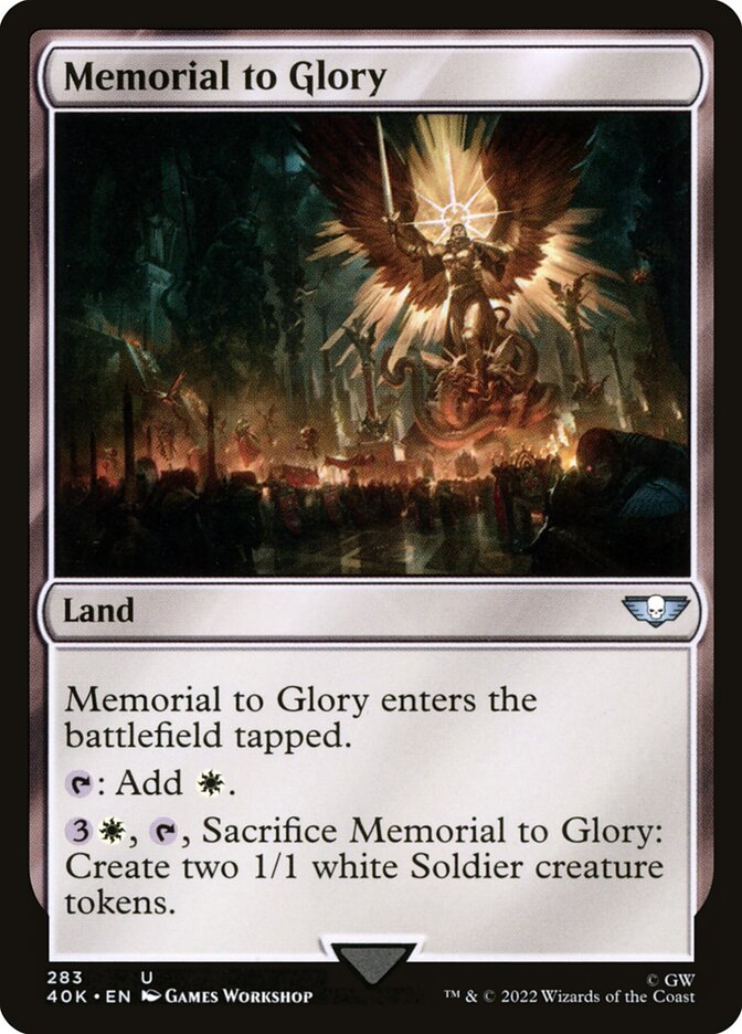 Memorial to Glory — Warhammer 40,000 Commander 283/617