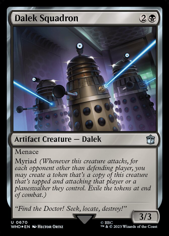Dalek Squadron — Doctor Who 670/1178