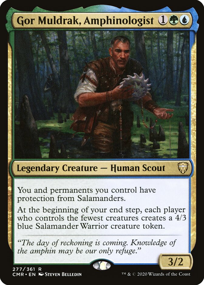 Gor Muldrak, Amphinologist — Commander Legends 277/718