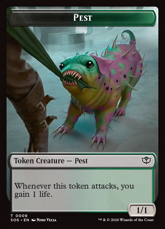 Pest — Secrets of Strixhaven Tokens 9/14