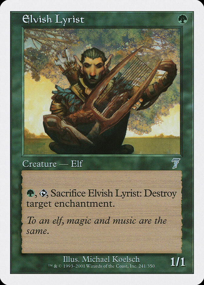Lyriste elfe — Seventh Edition 241/708