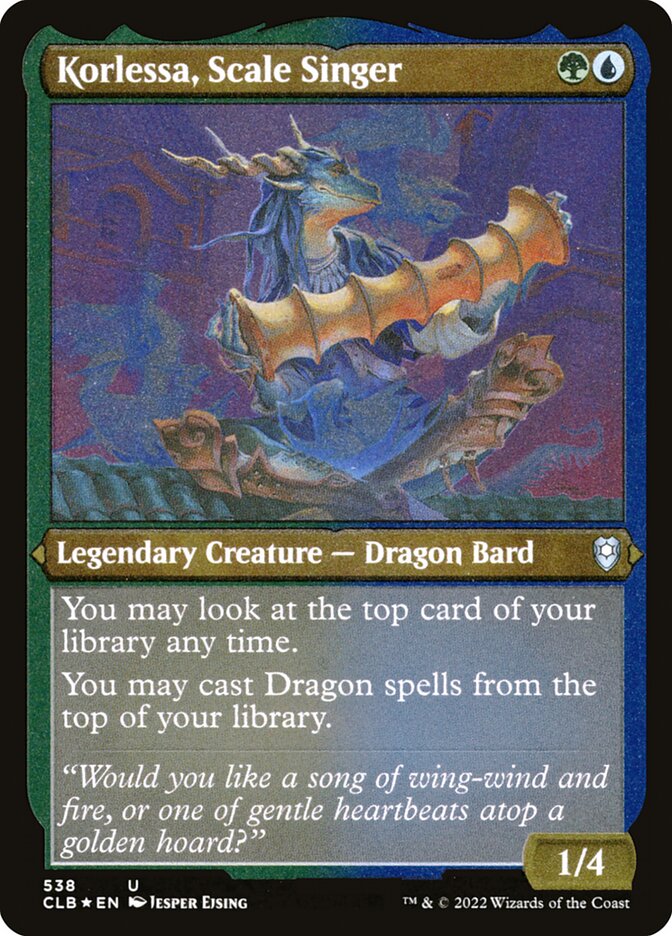 Korlessa, Scale Singer — Commander Legends: Battle for Baldur's Gate 538/936