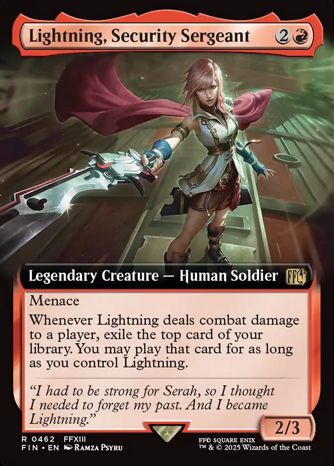 Lightning, Security Sergeant — Final Fantasy 462/595