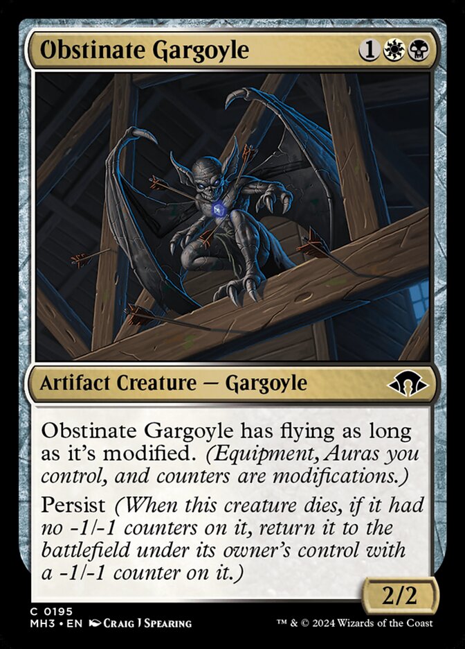 Obstinate Gargoyle — Modern Horizons 3 195/528