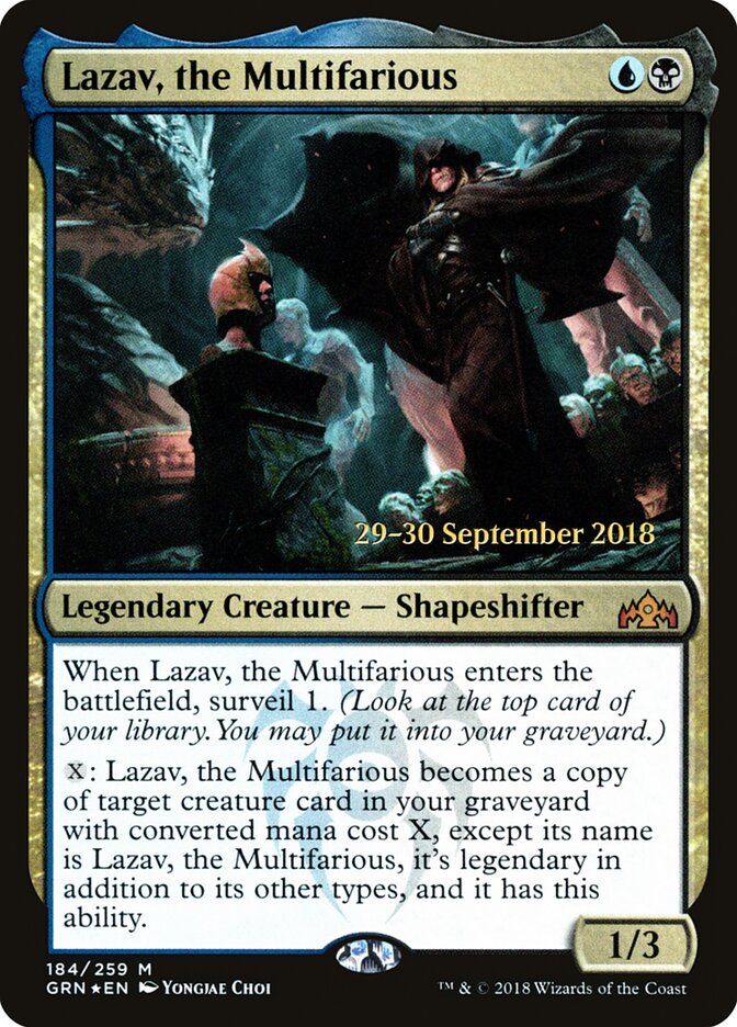 Lazav, the Multifarious — Guilds of Ravnica Promos 184s/84