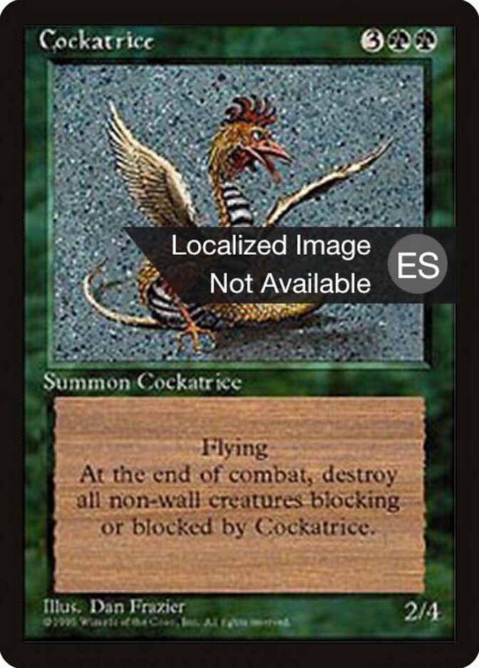 Cockatrice — Fourth Edition Foreign Black Border 237/378