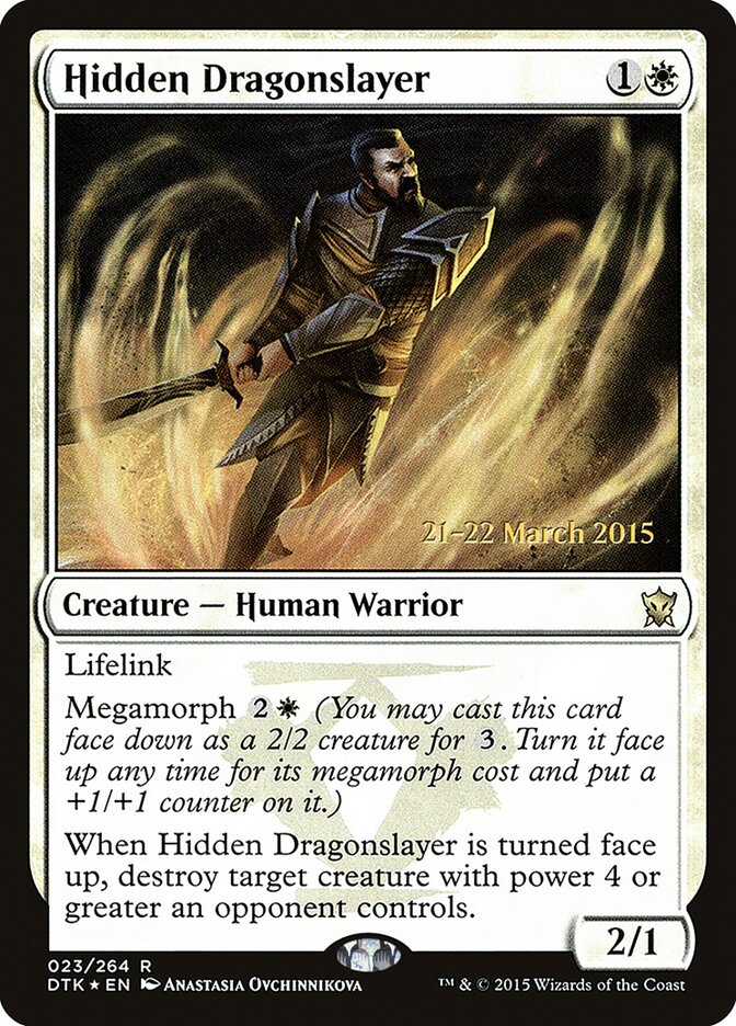 Hidden Dragonslayer — Dragons of Tarkir Promos 23s/51