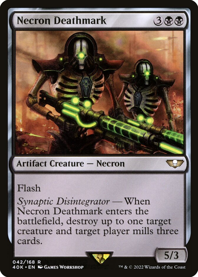 Necron Deathmark — Warhammer 40,000 Commander 42/617