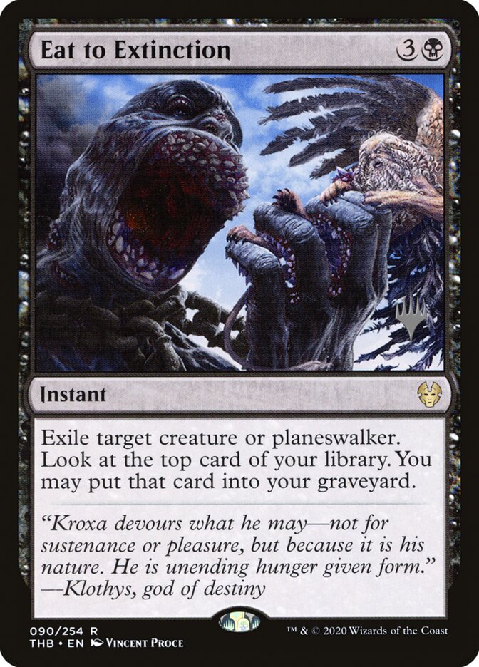 Eat to Extinction — Theros Beyond Death Promos 90p/137