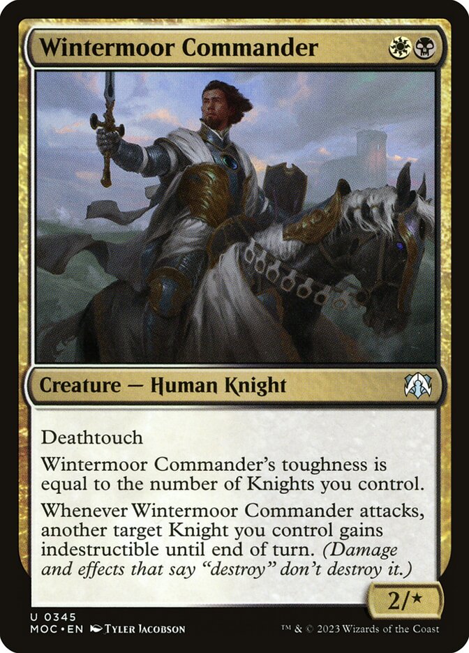 Wintermoor Commander — March of the Machine Commander 345/450
