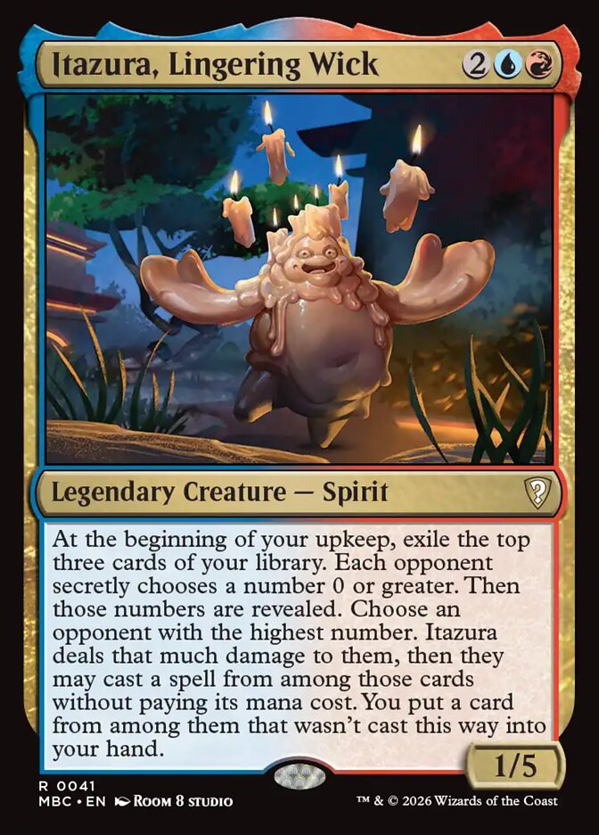 Itazura, Lingering Wick — Mystery Booster Commander Edition 41/80
